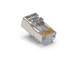 EZ-RJ45 Pass-Through RJ45 Connectors, CAT5E/6 Shielded with Internal Ground - 50pcs in Clamshell - 100020C EZ-RJ45 Pass-Through RJ45 Connectors, CAT5E/6 Shielded with Internal Ground - 50pcs in Clamshell - 100020C